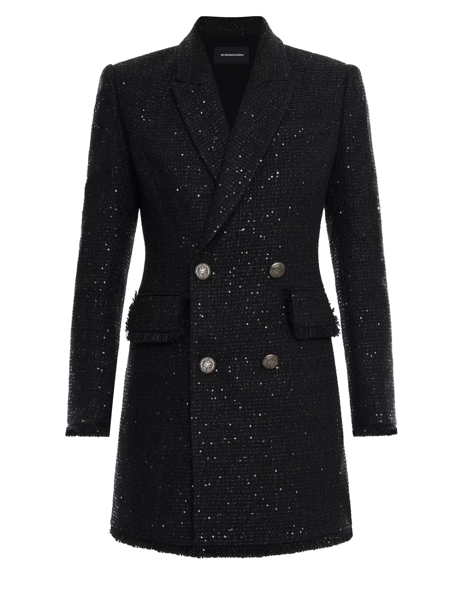 Store BCBGMAXAZRIA Vestido Tipo Blazer Eddie De Tweed Negro